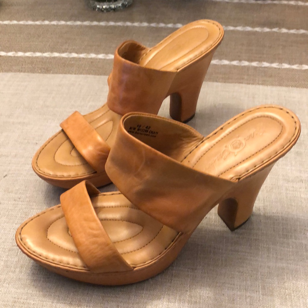Born Crown Leather Heels